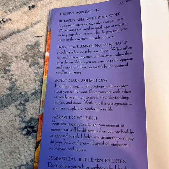 The Fifth Agreement by Don Miguel Ruiz Multicolor - Picture 5 of 7